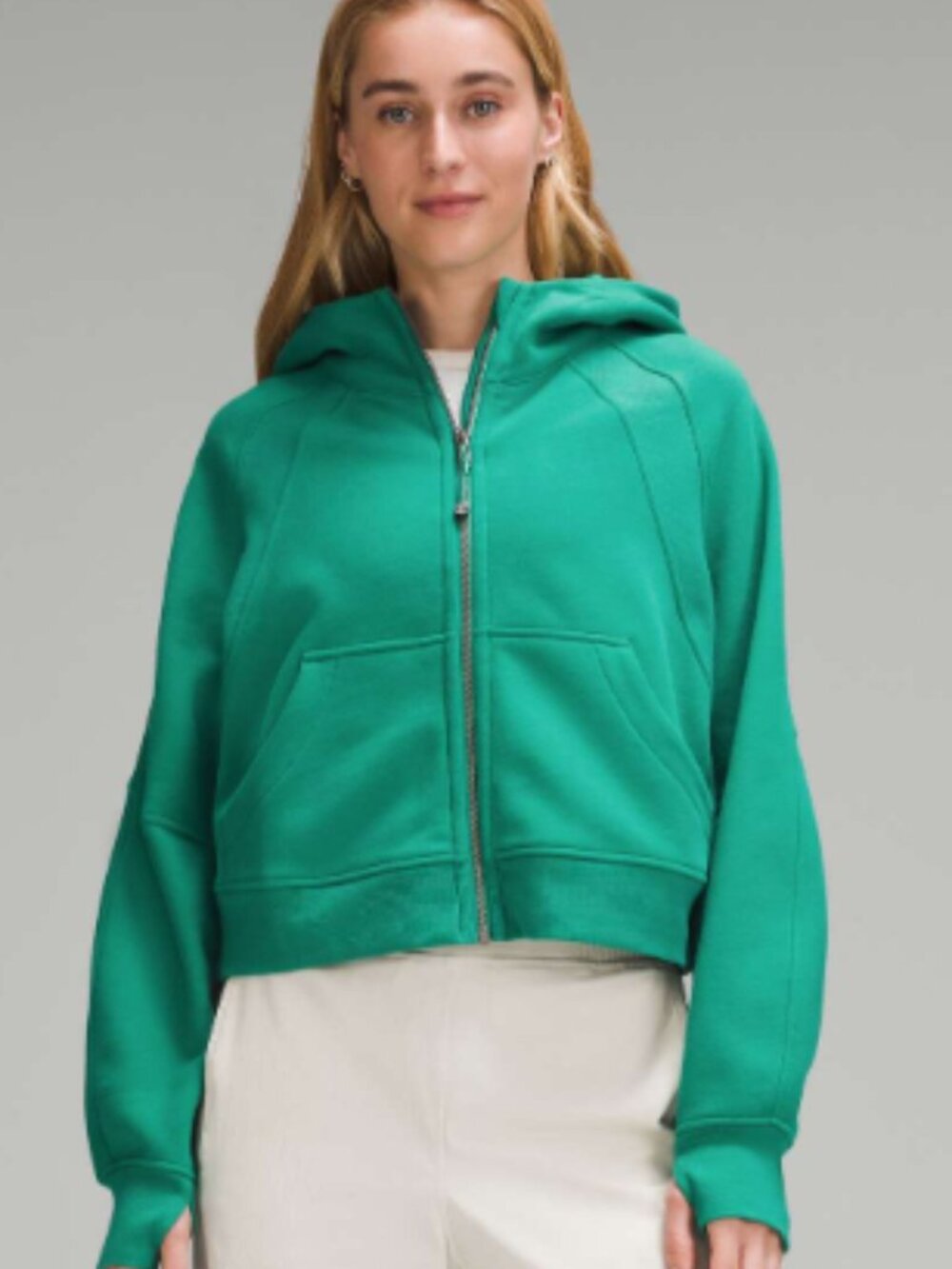 NWT Lululemon Scuba Oversized Full-Zip Hoodie - XL/XXL - Cascadia Green
